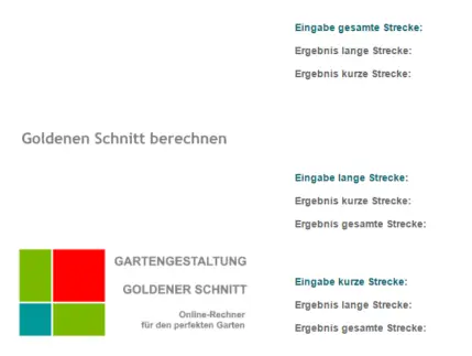 Sie werden weitergeleitet zu: gartengestaltung-goldenerschnitt.de/goldener-schnitt-rechner